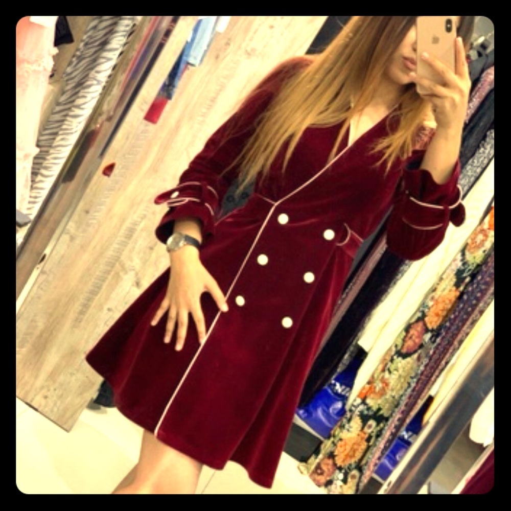 Maroon dress